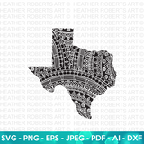 Texas Pattern Design SVG