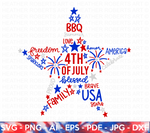 Fourth of July SVG