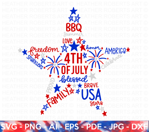 Fourth of July SVG