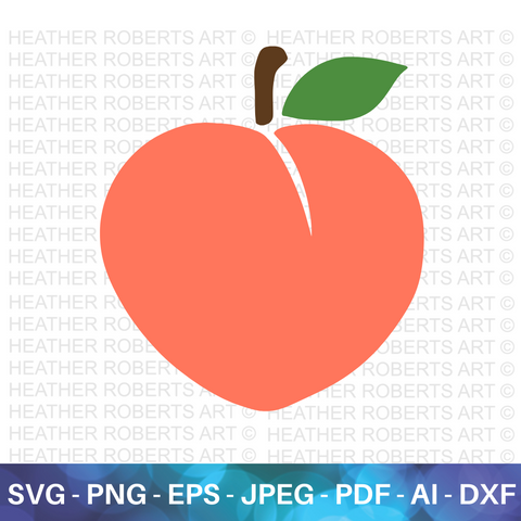Peach SVG