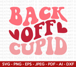 Back Off Cupid Retro Svg