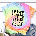 Mama Supports LGBT Child SVG