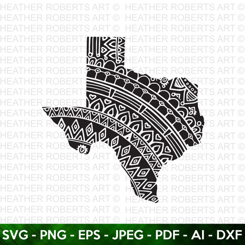 Texas Pattern Design SVG