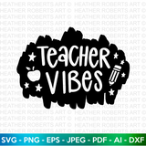 Teacher Vibes SVG