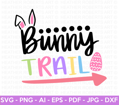 Bunny Trail SVG