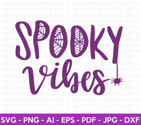 Spooky Vibes Colored SVG