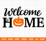 Welcome Home Halloween SVG