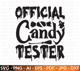 Official Candy Taster SVG