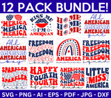 Retro 4th of July SVG Bundle