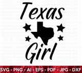 Texas Girl SVG