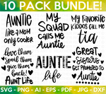 Aunt SVG Bundle