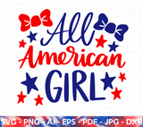 All American Girl SVG