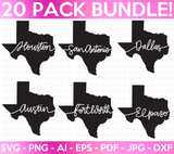 Texas SVG Bundle