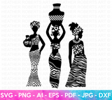 African Black Girl Magic SVG