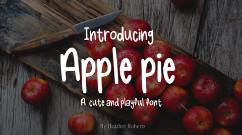 Apple Pie Font
