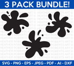 Paint Splatter SVG Bundle