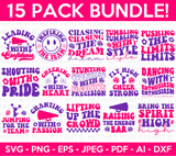 Retro Cheerleader SVG Bundle