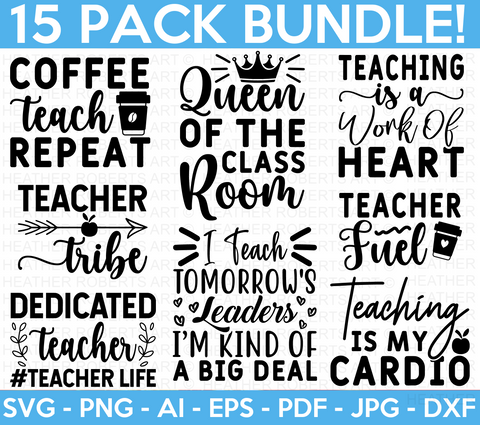 Teacher SVG Bundle