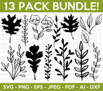 Leaves Svg Bundle