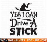 Yes I Can Drive A Stick SVG