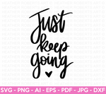 Just Keep Going SVG