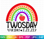 Twosday Rainbow SVG