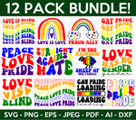 Retro LGBT SVG Bundle