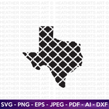 Texas Pattern Design SVG