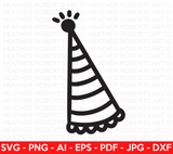 Birthday Hat SVG