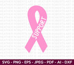 Cancer Awareness Support Ribbon SVG