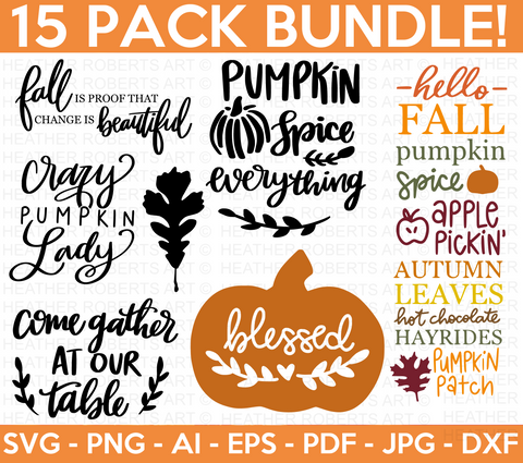 Fall SVG Bundle