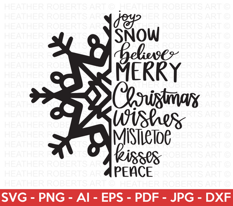 Snowflakes Quotes SVG