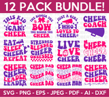 Retro Cheerleader SVG Bundle