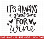 Great Time for Wine SVG