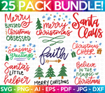 Christmas Colored SVG Bundle