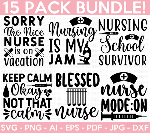 Nurse SVG Bundle