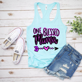 One Blessed Mama Sublimation PNG