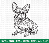 French Bulldog SVG