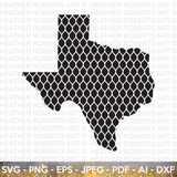 Texas Pattern Design SVG