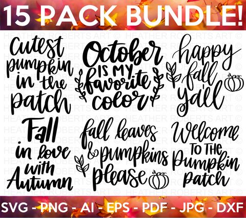 Fall SVG Bundle