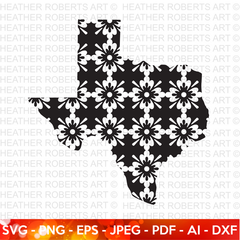 Texas Pattern Design SVG