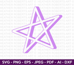 3D Star SVG