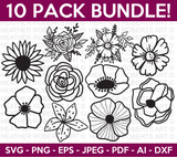 Flower SVG Bundle