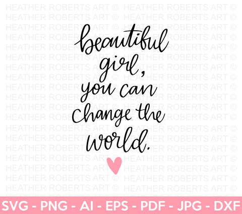 You Can Change the World SVG
