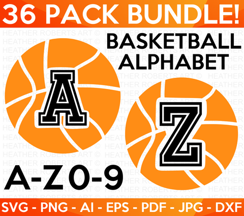 Basketball Monograms SVG Bundle