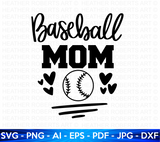 Baseball Mom SVG