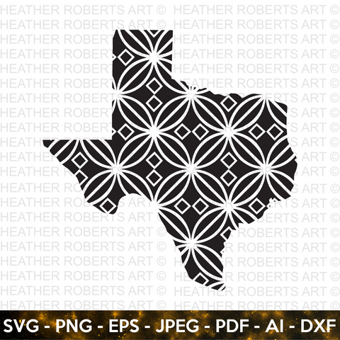 Texas Pattern Design SVG