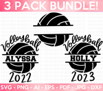 Volleyball Monogram Mini SVG Bundle