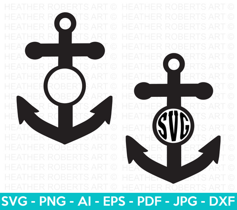 Anchor Monogram SVG