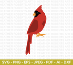 Cardinal Bird Svg